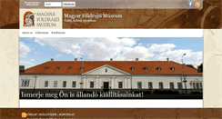 Desktop Screenshot of foldrajzimuzeum.hu